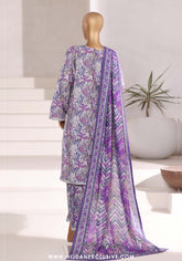 Sadabahar Stitched Khaddar Fall Embroidered Collection - 2025 (PURPLE)